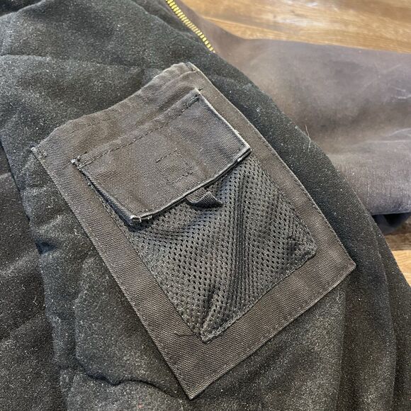 Walls Workwear Coat Black Mens XL Blanket Lined Hooded Canvas Jacket - Picture 14 of 16